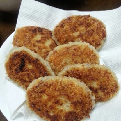 少ない油で揚げ焼きしたけど美味しかったです！
また作ります！